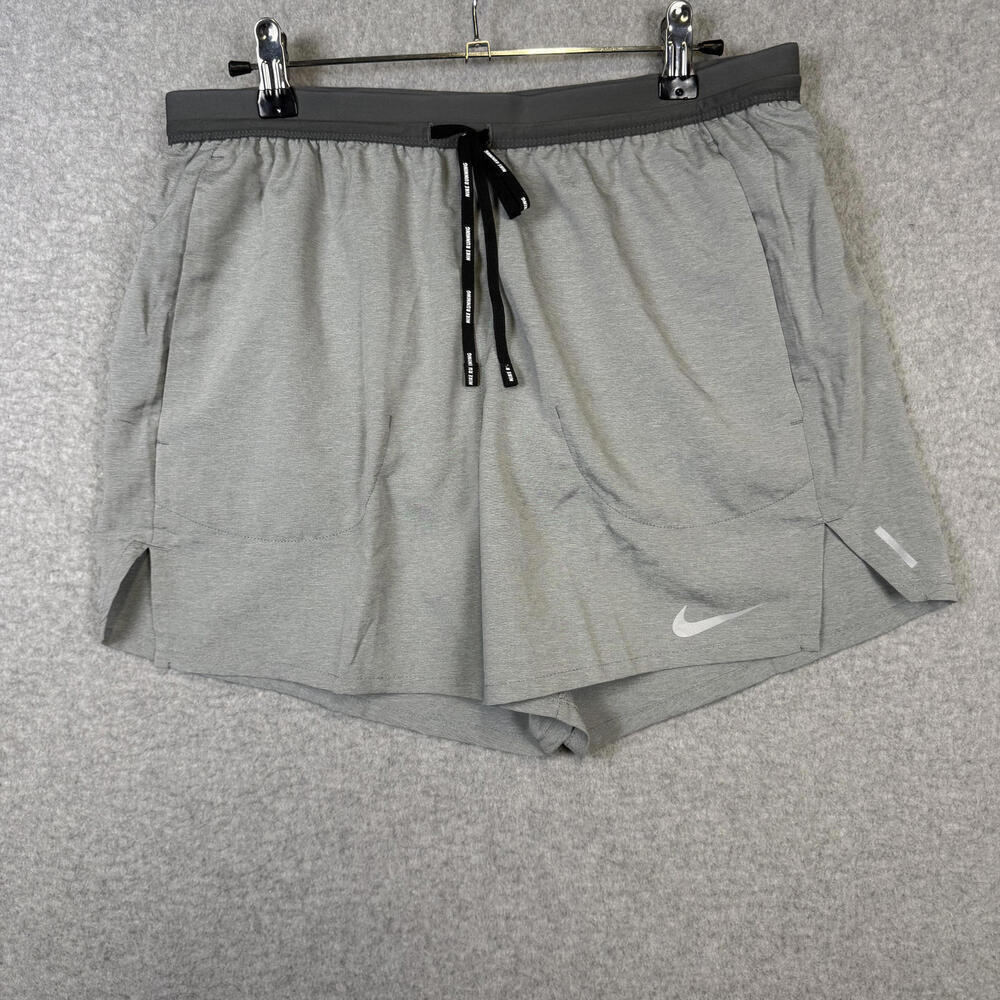 Nike Men’s Dri-Fit Challenger Running Shorts grey black medium (CJ5453-068)